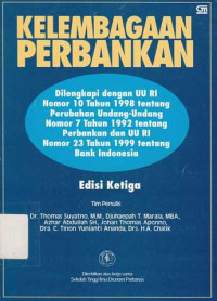 Kelembagaan Perbankan