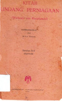 Kitab Undang -Undang Perniagaan