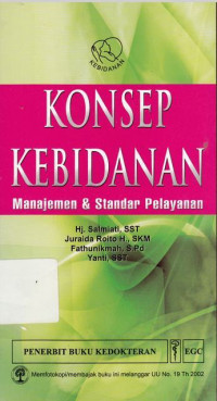 Konsep Kebidanan Manajemen Dan Standar Pelayanan