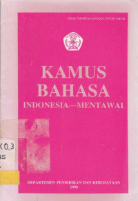 Kamus Bahasa Indonesia- Mentawai