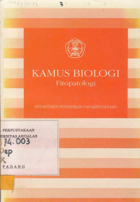 Kamus Biologi Fitopatologi