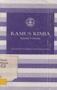 Kamus Kimia Kimia Umum