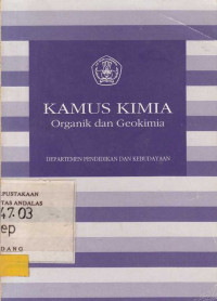 Kamus Kimia Organik dan Geokimia