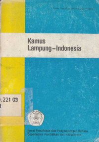 Kamus Lampung-Indonesia