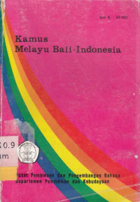 Kamus Melayu Bali-Indonesia