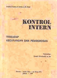 Kontrol Intern : Terhadap Kecurangan Dan Pemborosan