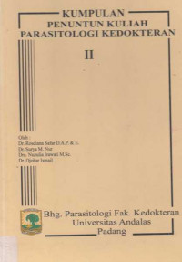 Kumpulan Penuntun Kuliah Parasitologi Kedokteran II