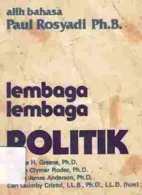 Lembaga Lembaga Politik=Political Institution