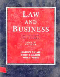 Law And Business  The Rugulatory Environment