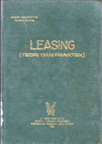 LEASING (Teori Dan Praktek)