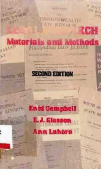 Legal Research Material's And Methods