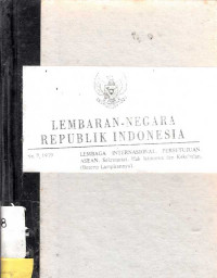 Lembaran Negara Republik Indonesia 1979 No. 7