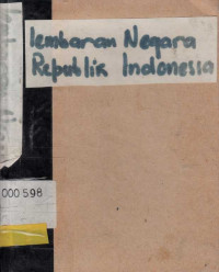 Lembaran Negara Republik Indonesia