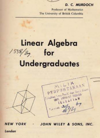 Linear Algebra for Undergraduates