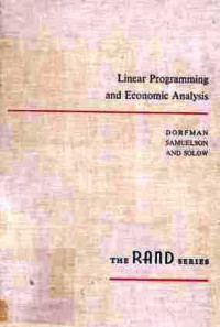 Linear programming and economic analysis