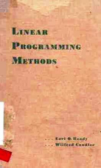 Linear programming methods