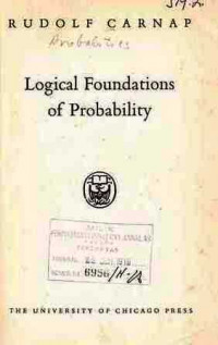 Logical Foundations of Probability