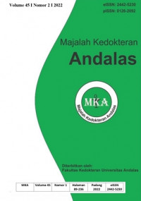 Jurnal Majalah Kedokteran Andalas : Vol 45, No 2 (2022)