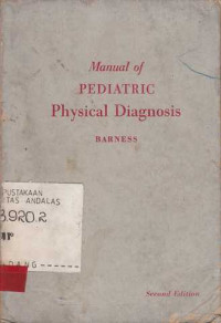 Manual of Pediatric Physical Diagnosis