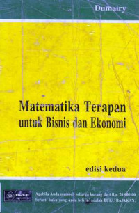 Matematika Terapan Untuk Bisnis Dan Ekonomi