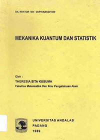 Mekanika Kuantum Dan Statistik