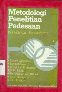 Metodologi Penelitian Pedesaan : Koreksi Dan Pembenaran