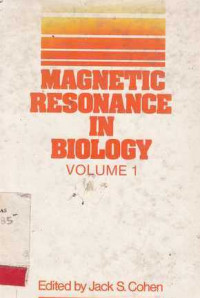 Magnetic Resonance In Biolgy