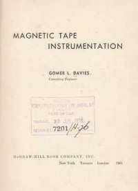 Magnetic Tape Instrumentation