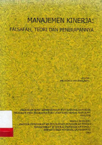 Manajemen kinerja : falsafah, teori dan penerapannya