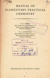 Manual Of Elementary Practical Chemistry