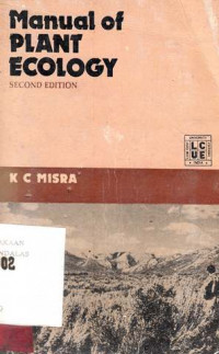 Manual Of Plant Ecology