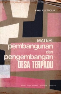 Materi Pembangunan dan Pengembangan Desa Terpadu