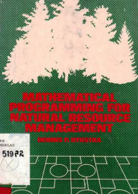 Mathematical Programming for  Natural Resource Management