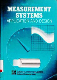 Measurement Systems: Application And Design