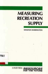 Measuring Recreation Supply