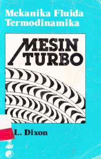 Mekanika fluida termodinamika : mesin turbo