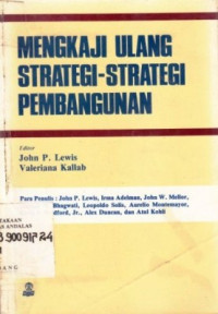 Mengkaji Ulang Strategi-Strategi Pembangunan