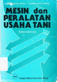 Mesin Dan Peralatan Usaha Tani