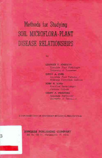 Methods For Studying Soil Microflora Plant Disease Relationships