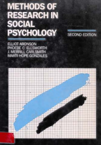 Methods Of Research In Social PsychologyElliot Aronson