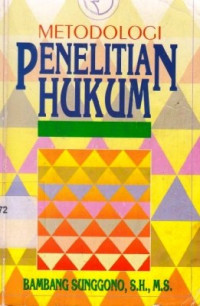 Metodologi Penelitian Hukum