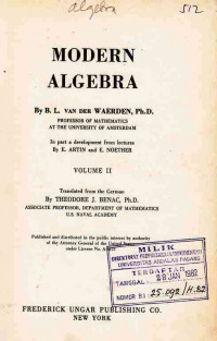 Modern Algebra