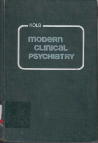 Modern Clinical Psychiatry