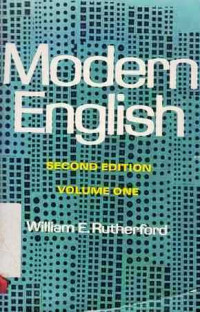 Modern English Volume I