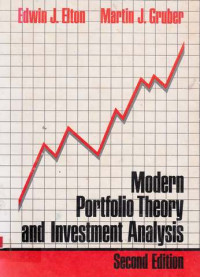 Modern Portfolio Theory And Invesment Analysis