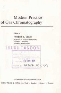 Modern Practice Of Gas Chromatography