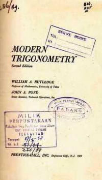 Modern Trigonometry