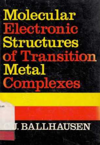 Molecular Electronic Structures Of Transition Metal Complexes