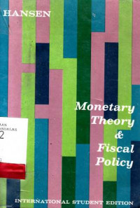 Monetary Theory And Fiscal Policy