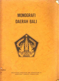 Monografi Daerah Bali